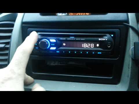 Sony MEX BT2500. How to turn bluetooth on.