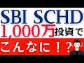 【SBI・SCHD】新NISAで1000万円を一括投資!配当金は?