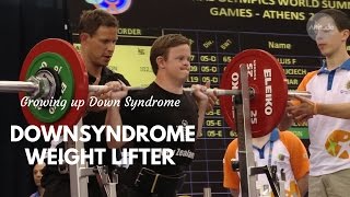 Weight Lifter with Down Syndrome