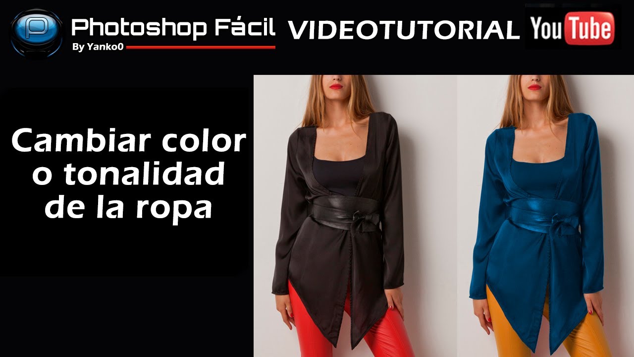 Cambiar el color de la ropa Photoshop by @yanko0 tutorial systems
