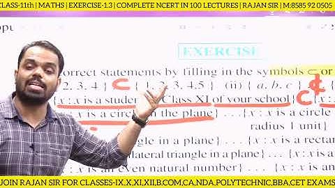 Exercise 1.3 maths class 11