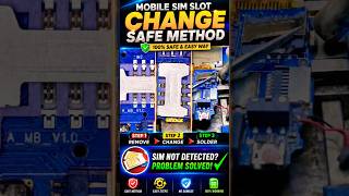 Safe Method SIM Slot change #feedshorts #phonerepair #fix