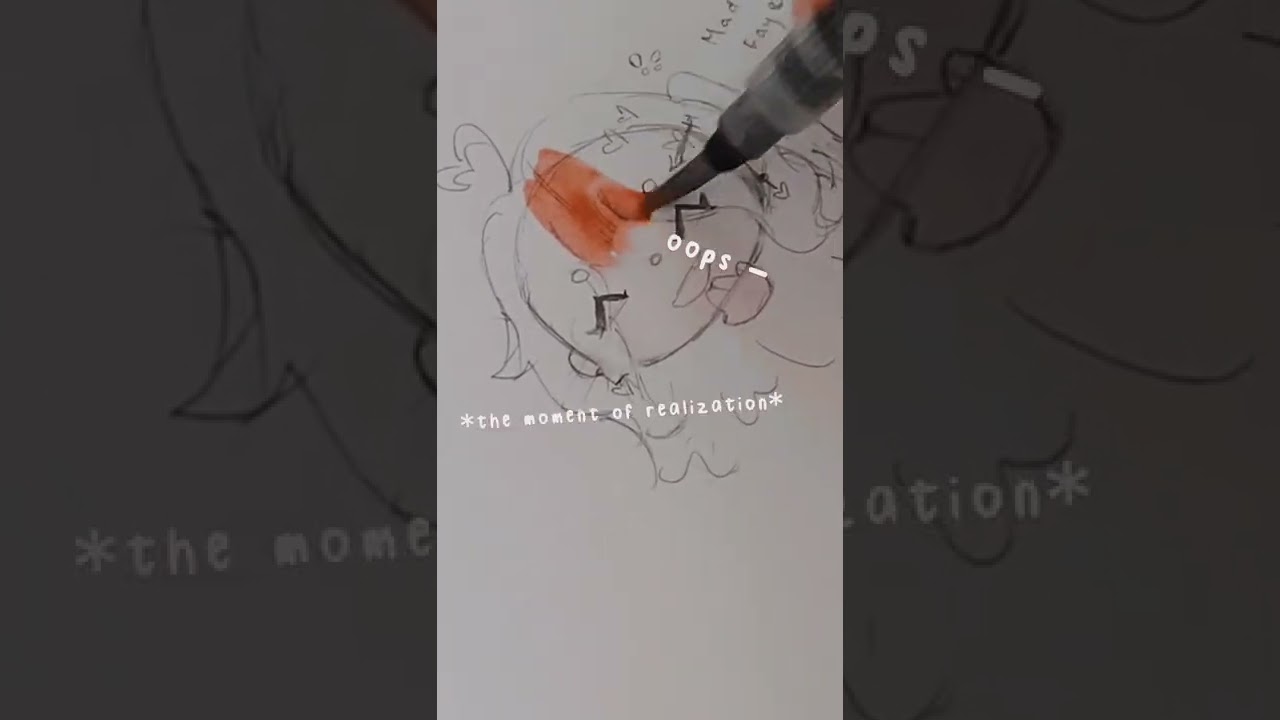 watercolors are just.. hard for me 🤧