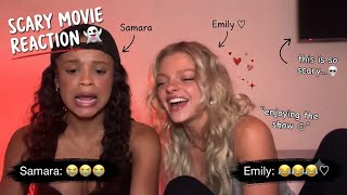 260923 Samara & Emily | Weverse Live — Samara vs. The Horror Movie 😂 screenshot 3