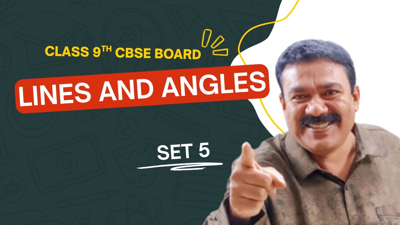 CBSE I Lines And Angles I Set 5 I Reji Jose Tuition