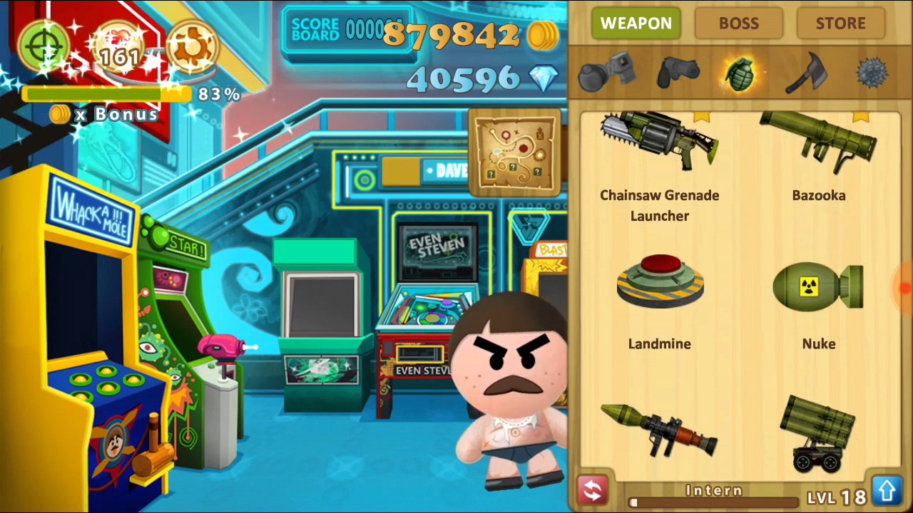 Beat the boss 2 All weapons and all have powerup! YouTube