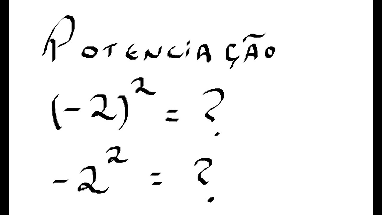 Potenciação com parênteses e sem parentêses é a mesma coisa?