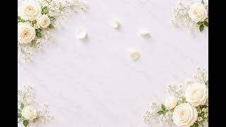 Luxury editorial wedding film aesthetic  Ivory marble background with soft gold flecks, completely s screenshot 3