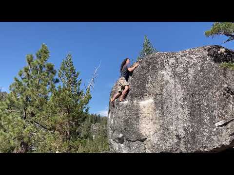 Beta Video for climb A Firm Resolve v11, Lake Tahoe