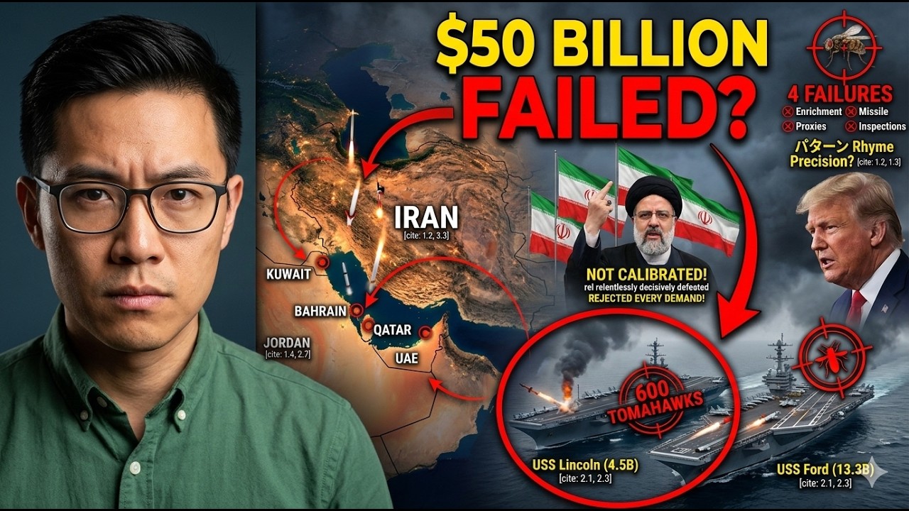 $50 Billion in US Warships Just Surrounded Iran — And Iran Rejected Every Single Demand