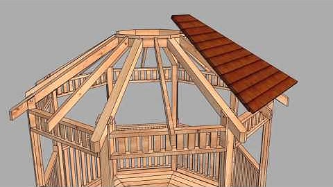 Gazebo 10ft Octagon Assembly Sequence from Outdoor Living Today 2016