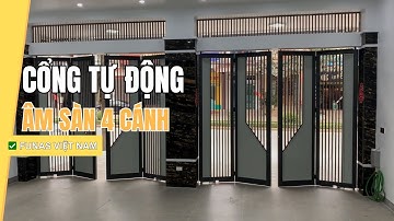 Cổng Tự Động Âm Sàn 4 Cánh - Công Trình Tại Huế | ✅ Funas - Đà Nẵng