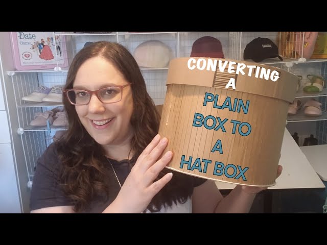 cardboard hat box