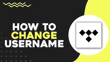 How To Change Username on Tidal (Quick & Easy)