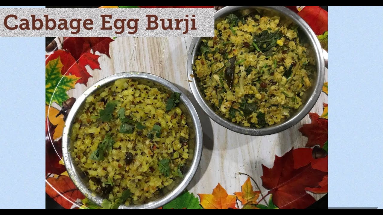 Cabbage Egg Bhurji Cabbage Egg Porutu క్యాబేజీ కోడిగుడ్డు పొరుటు
