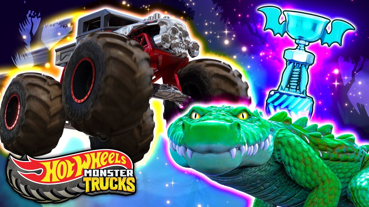 Upiorna Legenda o Pucharze Ducha! | Hot Wheels Monster Trucks