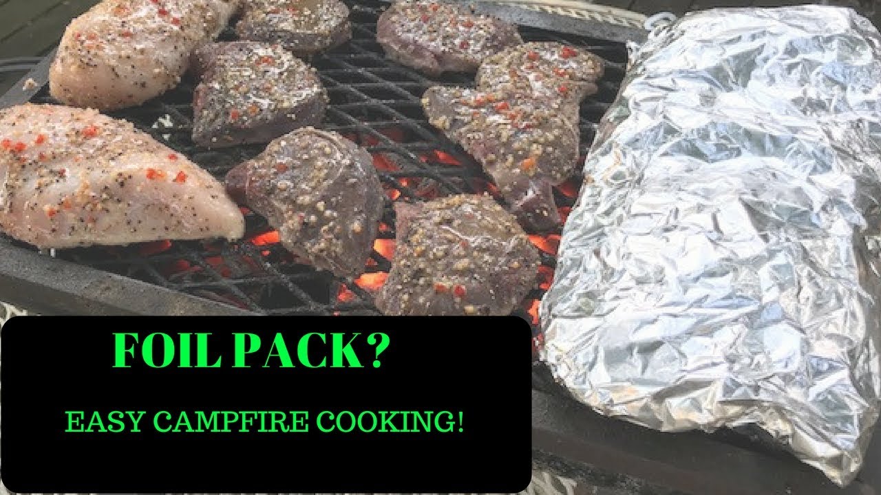 HOW TO: FOIL PACK CAMPFIRE POTATOES - YouTube