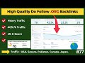 High Quality (Anchor text) Do Follow Backlinks | Quick Indexing .ORG Do Follow Instant Approved