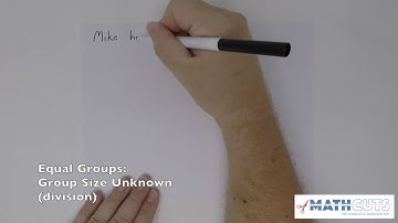 MathCuts   Multiplication & Division Problem Types: Equal Groups