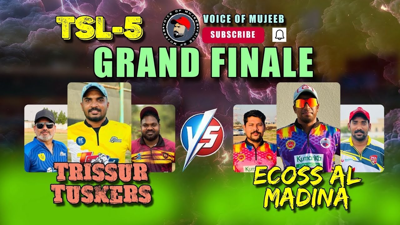 Grand Final TSL-5 അഞ്ചാം പൂരം കലാശകൊട്ട് 🫵Tuskers V/s Ecoss 
