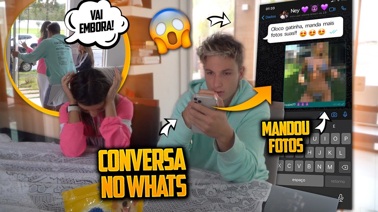 A NAMORADA CRIOU UM PERFIL FAKE DO NEYMAR E ME TROLLOU!!