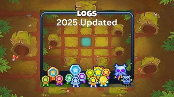 Logs [Double HP MOABs] Guide | No Monkey Knowledge | BTD 6 (2025 Updated) 4K