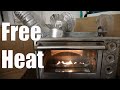 Home made multi-fuel stove heater from a (broken) electric stove