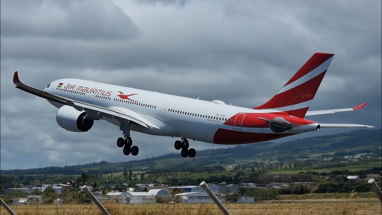 Air Mauritius A330 900neo 3b Nbu Takeoff Run Mru Airmauriitius3110