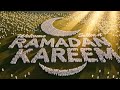 احتفالات رمضان كريم 2026 عرض متحرك لتشكيلات بشرية بدقة 4K