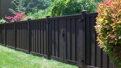 installing is simple pvc fence panels