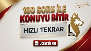 YÜZLEŞME VAKTİ! 100 SORUDA Tarih Genel Tekrar -1 #kpsstarih
