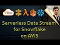 Creating serverless data stream for snowflake on AWS using Firehose