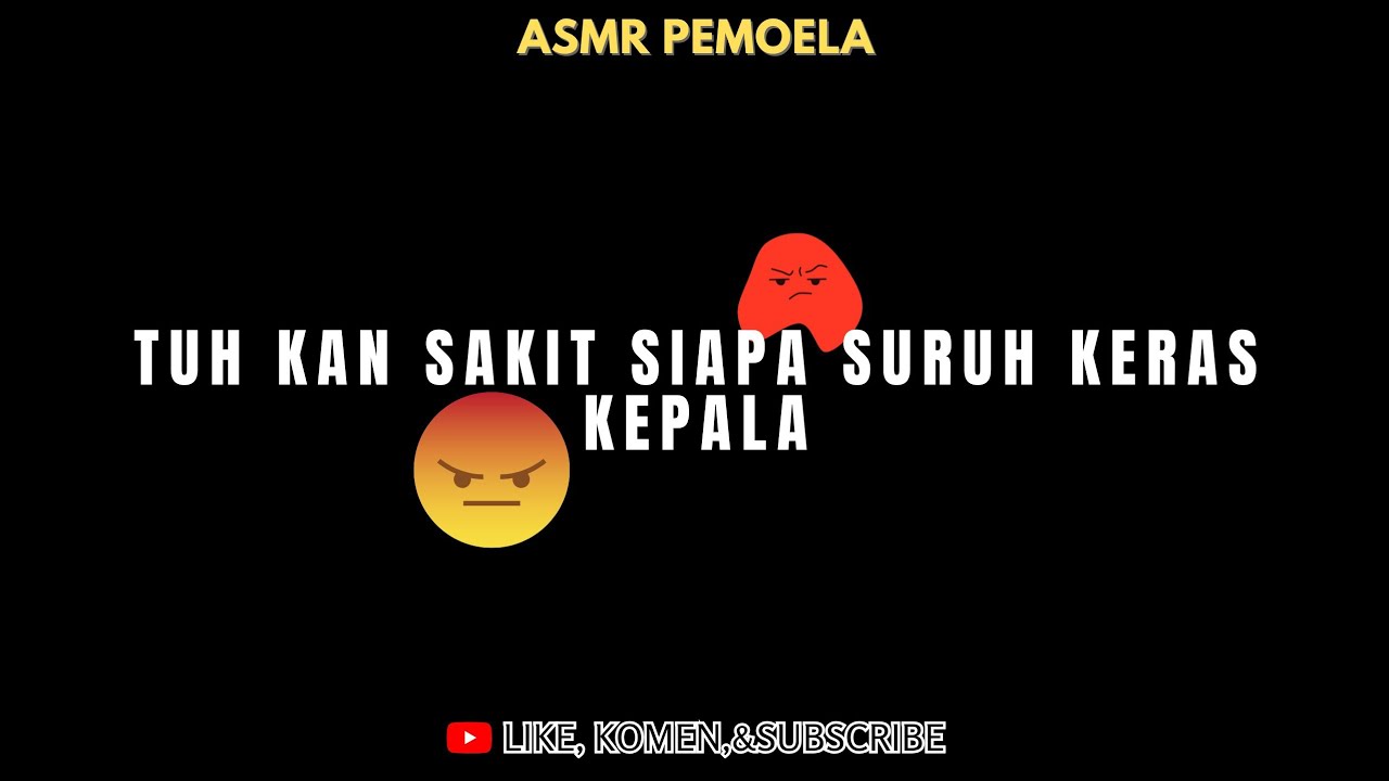 tuh kan sakit⁉️ siapa suruh keras kepala⁉️|ASMR HUSBAND 