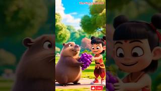 🌟 Nezha Animation | Nezha &amp; Bear Funny Adventure 😂🍓 | Cartoon Shorts 2025 #nezha  #shorts #cute