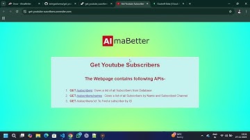 Get YouTube Subscribers - Backend Capstone Project