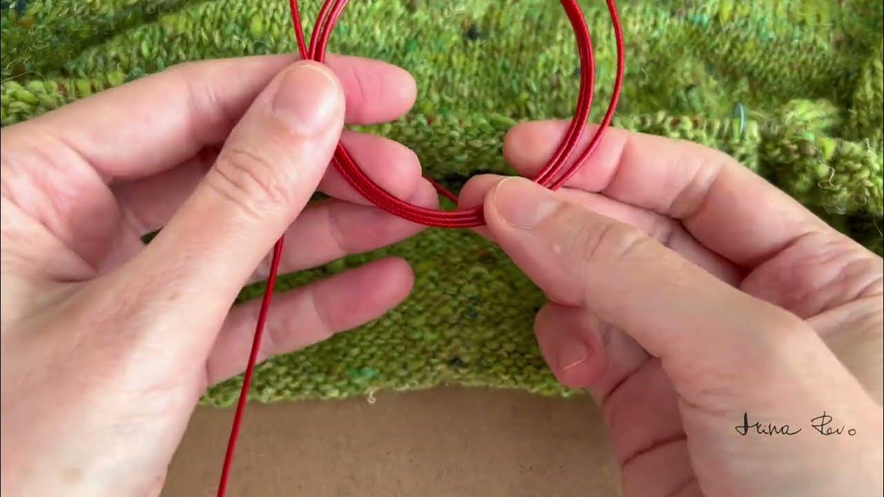How to EXTEND THE LENGTH of a short circular needle during knitting the
