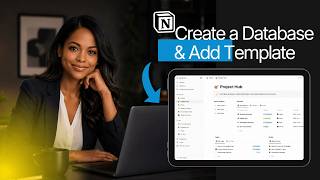 How to Create a Notion Database & Add a Template