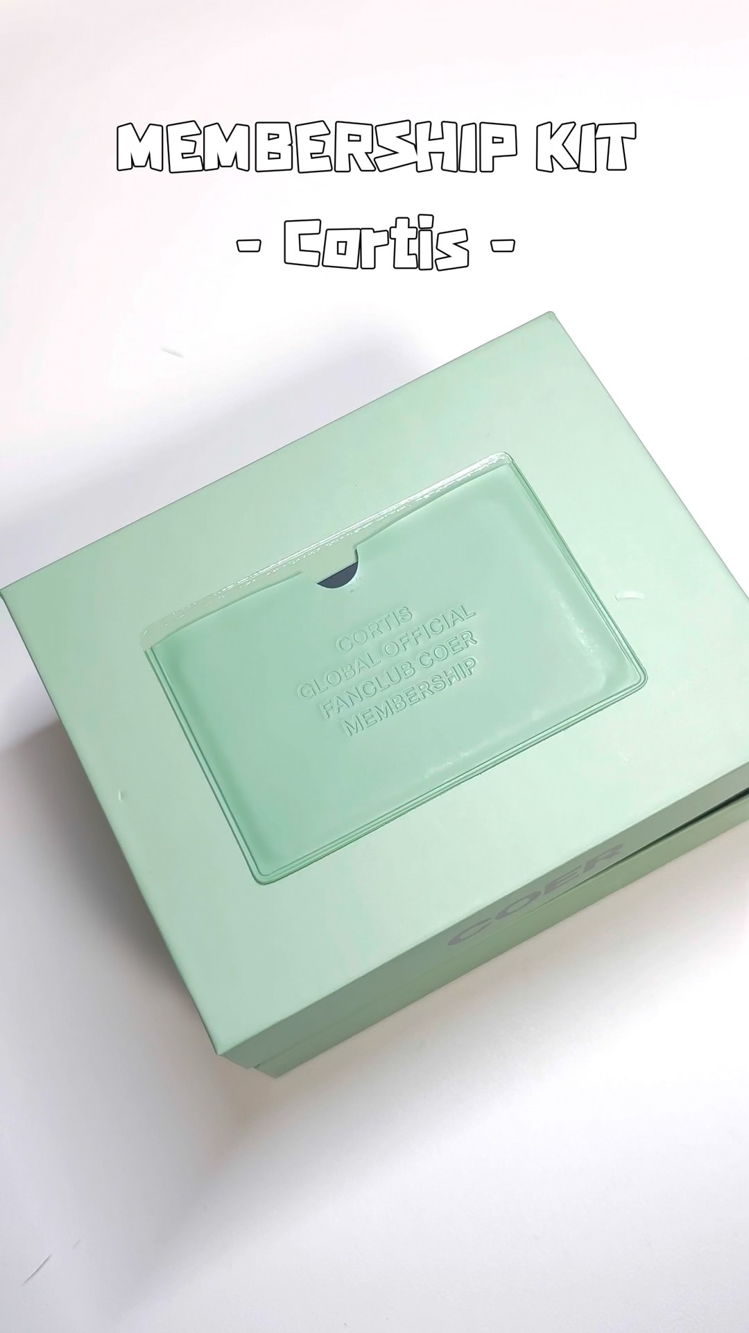 코르티스 멤버십 키트💥 COER CORTIS MEMBERSHIP KIT album unboxing