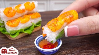 Yummy Miniature Vietnamese Spring Rolls Recipe | ASMR Cooking Mini Food Net Worth