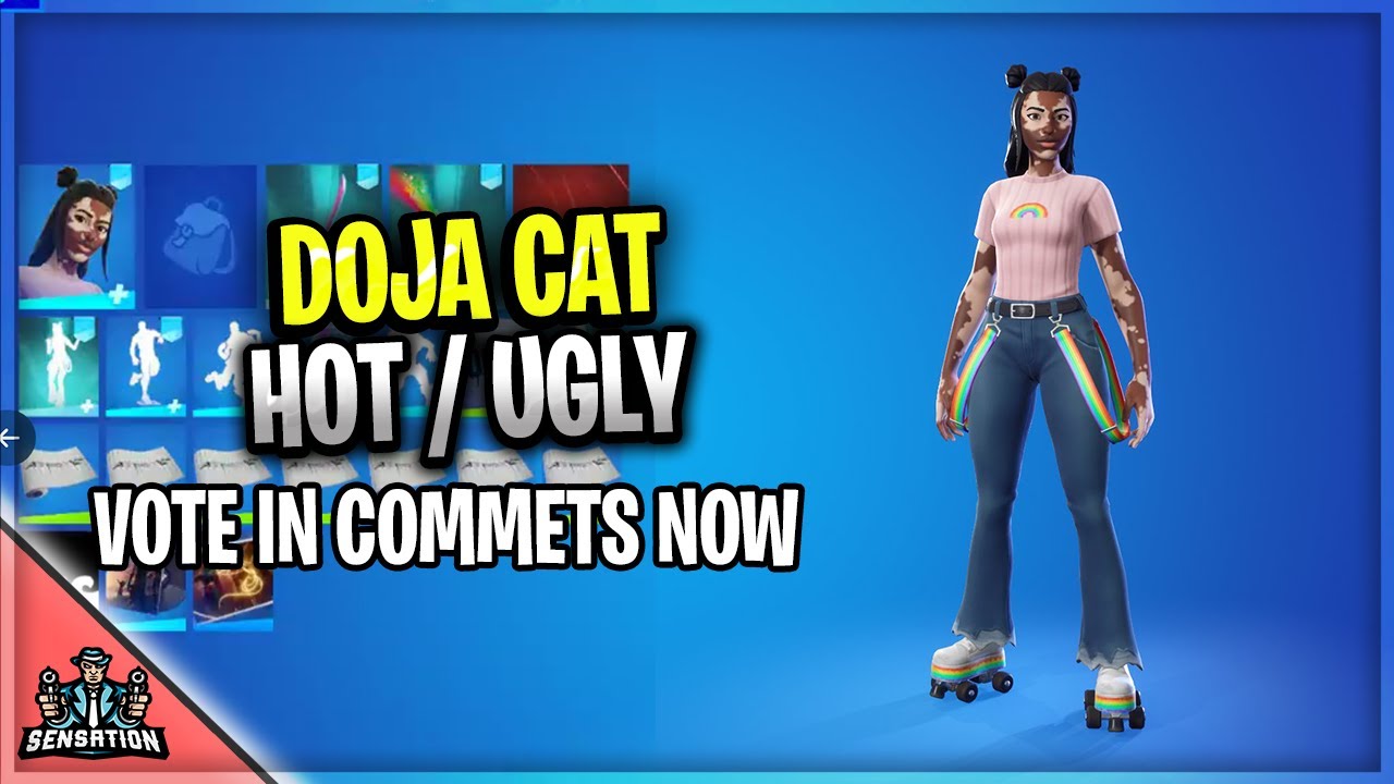 doja cat vitiligo SKIN GOOD / BAD IN FORTNITE YouTube