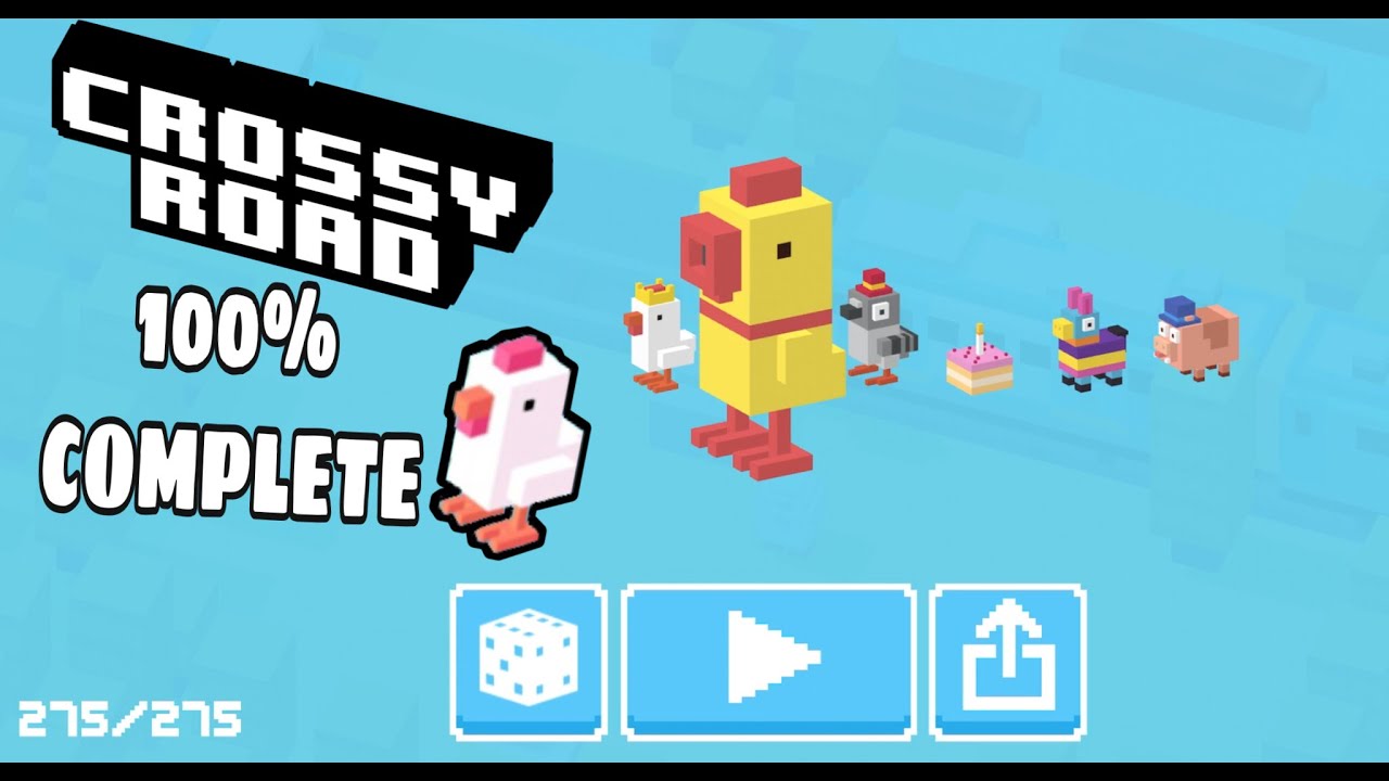 Crossy Road iOS - All 275/275 Characters Unlocked December 2020!! (100% COMPLETION!)