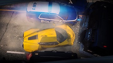 NFS Most Wanted | Police Chase Max Heat Level Escape | Marussia B2 vs Police