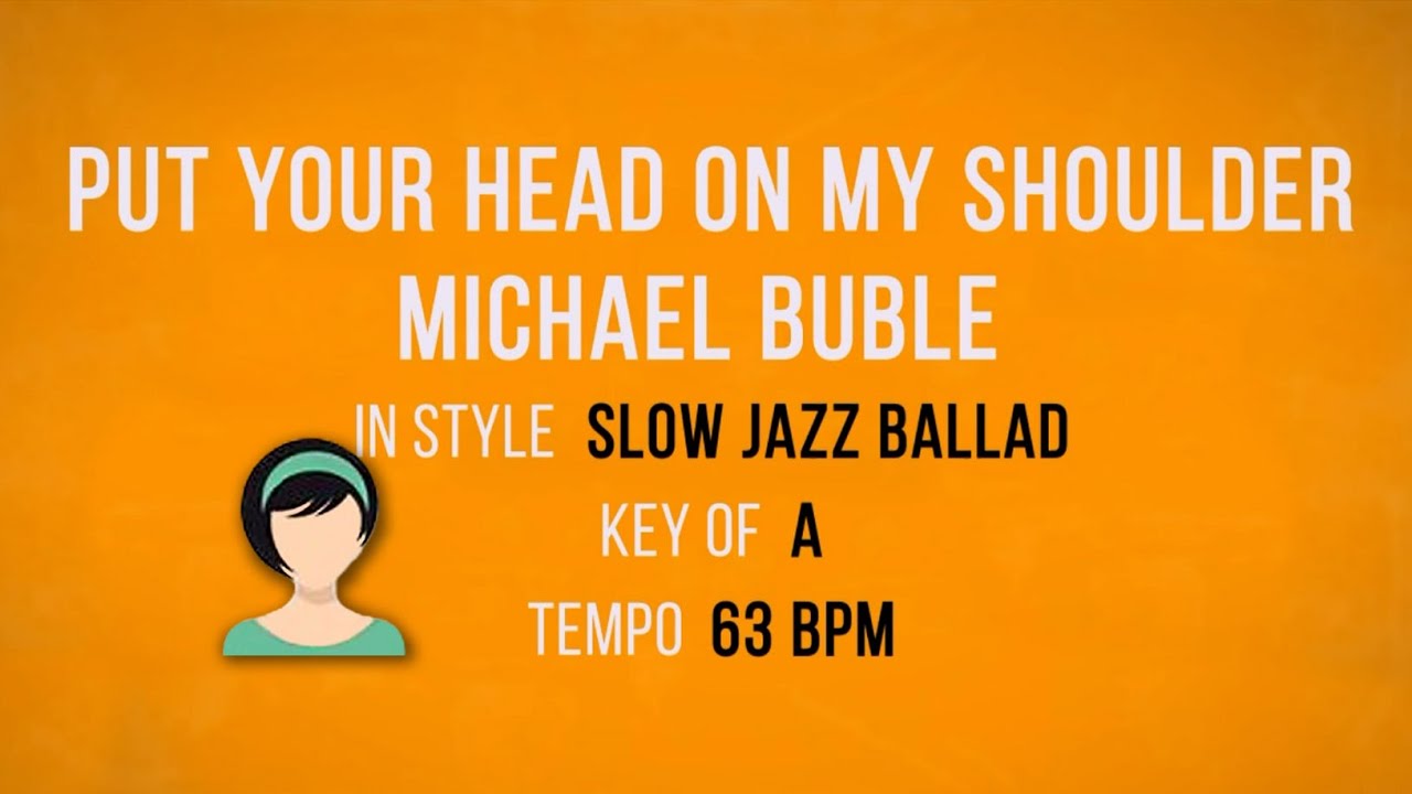 Put Your Head On My Shoulder Michael Buble Karaoke