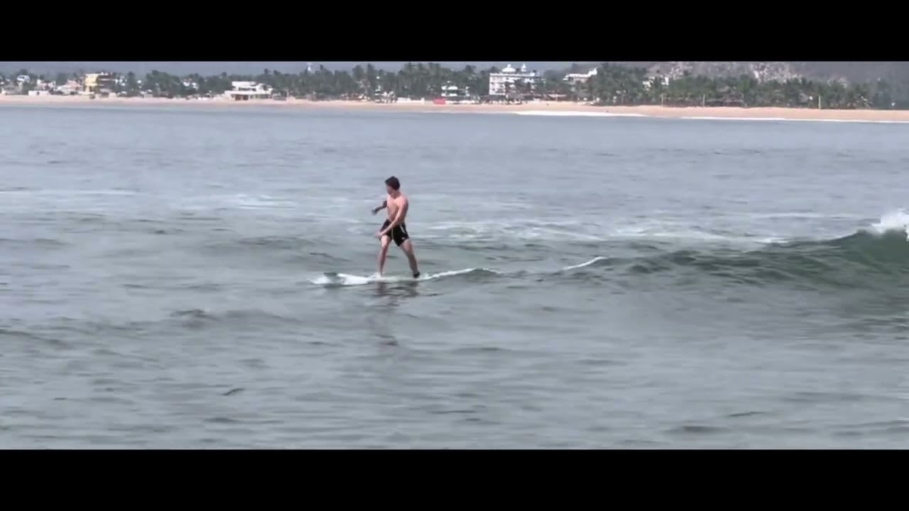 Kolby’s first day surfing
