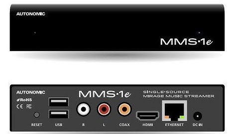 Autonomic eSeries Music Streamers Family Introduction