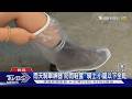 雨天騎車神器「防雨鞋套」 騎士:小腿以下全乾｜TVBS新聞 @TVBSNEWS01