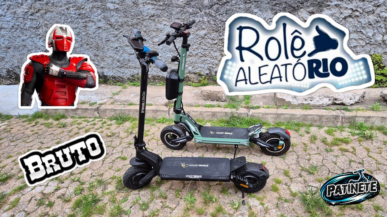 700km Rodados - Patinete Eletrico Honeywhale Scooter 