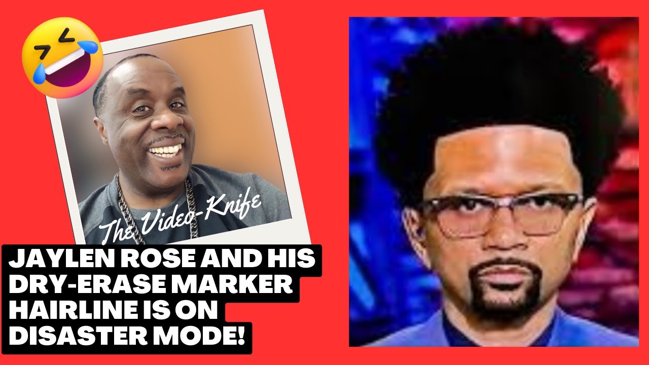 Jaylen Rose SprayPaint Hairline on TV Try Not To Crack Up! YouTube