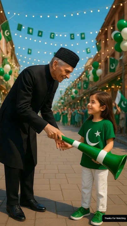 Quaid-e-Azam Gives a Gift to a Beautiful Girl 😱#story #ai #cute #shortsfeed