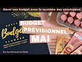 Enveloppes budget  je prpare avec vous mon budget du mois de mai